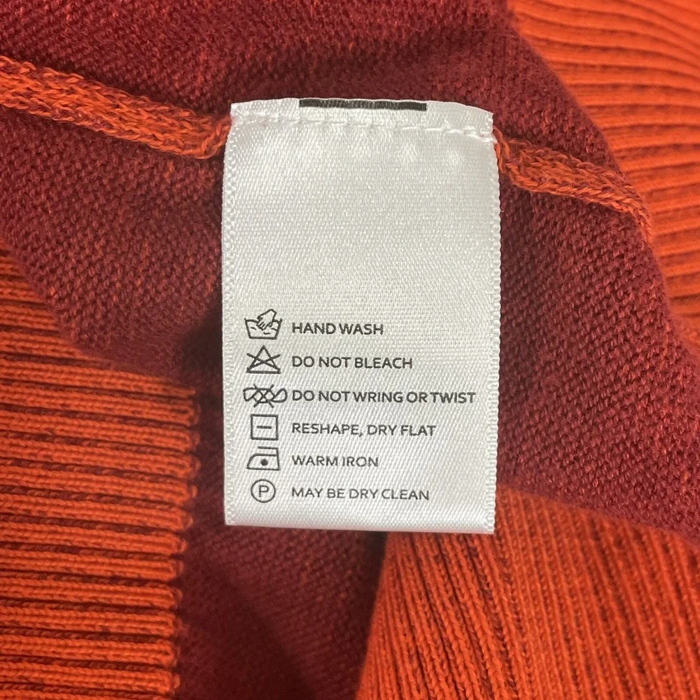 Bobby Jones Mens Orange Long Sleeve‎ Crew Neck Sweater 100% Pima Cotton XXL